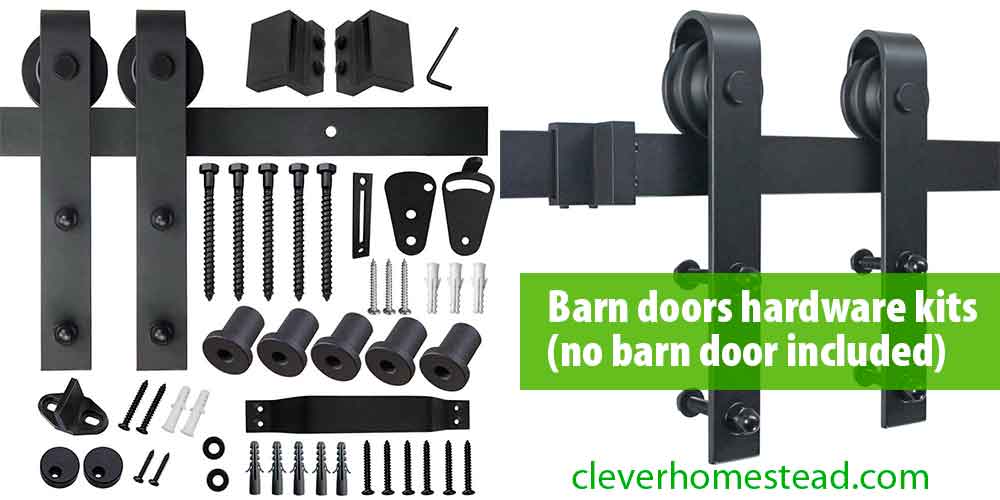 Barn doors hardware kits